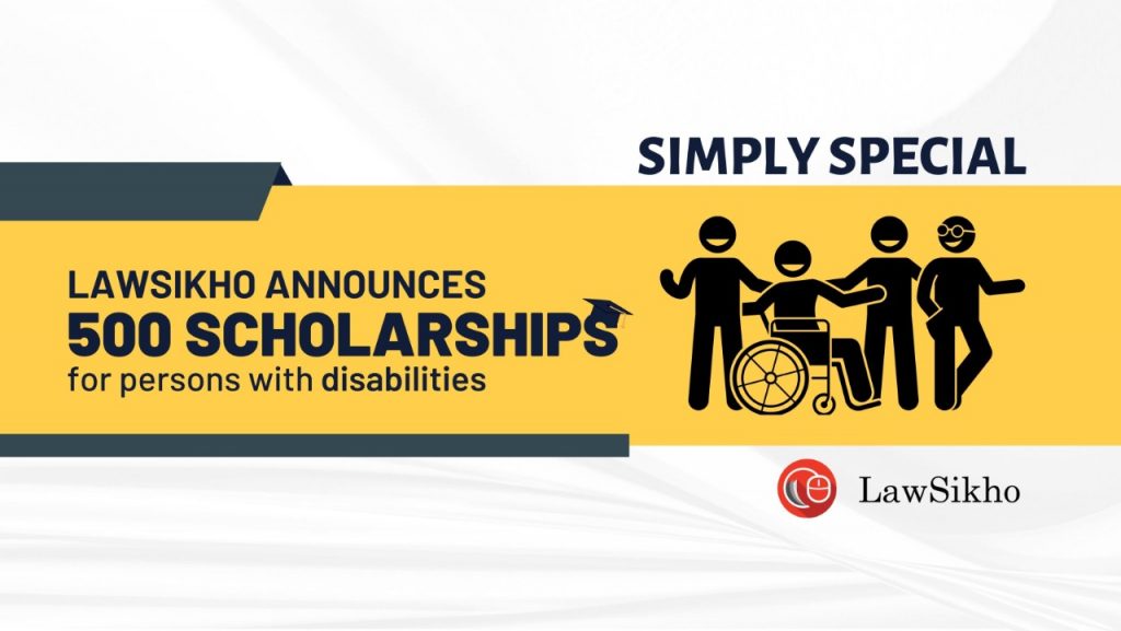 LawSikho announces 500 scholarships for persons with disability