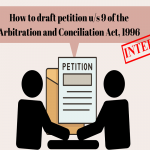 section 9 petition under Arbitration and Conciliation Act