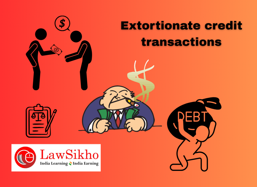 decorative image for extortionate credit transactions