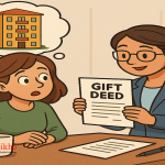 Decorative image for drafting a gift deed