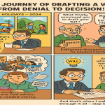 Decorative image for drafting a will
