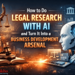 How to do legal research with AI and turn it into a business development arsenal.