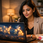 employers for Indian lawyers in the US and UK - Indian legal professional working remotely