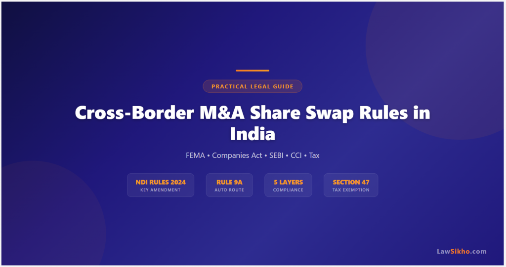 Cross-Border M&A Share Swap Rules India