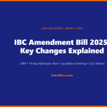 IBC Amendment Bill 2025: Key Changes to Insolvency Law Explained