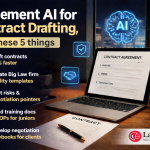 Use AI for contract drafting, to accelerate high-quality templates, draft contracts faster, spot risks, and develop negotiation playbooks for clients.