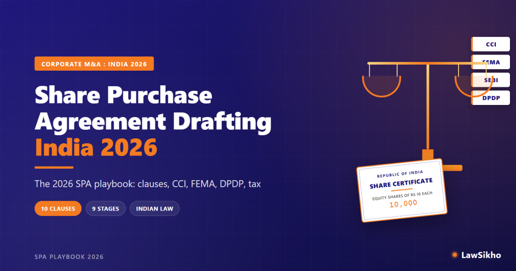 How to Draft Share Purchase Agreements in India 2026