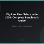 Big law firm salary India benchmark 2026 - compensation guide | LawSikho
