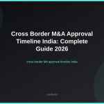 Cross border M&A approval timeline India - regulatory framework guide | LawSikho