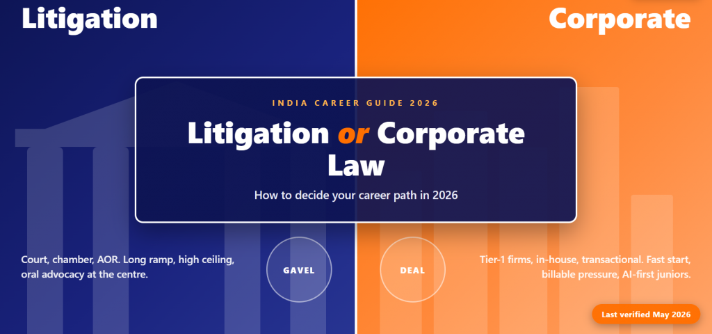 Litigation or corporate law: how to decide your career path in 2026