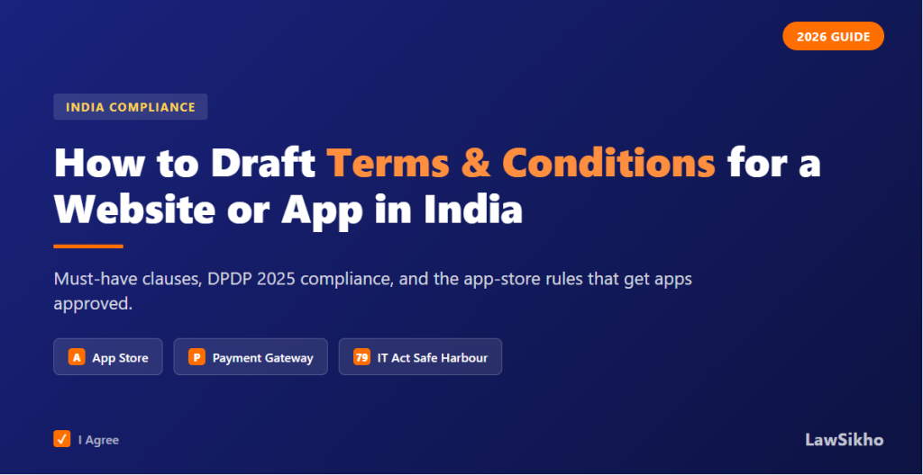 Terms and Conditions for a Website or App 2026