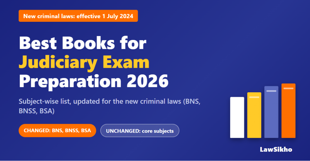 Best Books for Judiciary Exam Preparation 2026