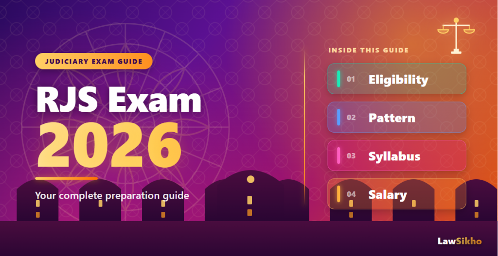 RJS Exam 2026: Eligibility, Pattern, Syllabus & Salary