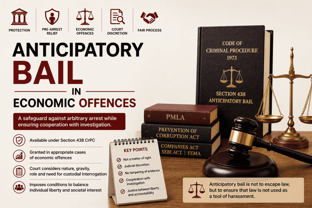 Anticipatory Bail In Economic Offences