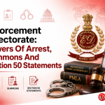 Enforcement Directorate: Powers Of Arrest, Summons And Section 50 Statements