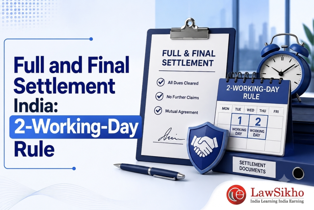 Full and final settlement nets earned salary, leave encashment, gratuity and bonus against deductions. Under the Code on Wages, exit wages are due in two working days