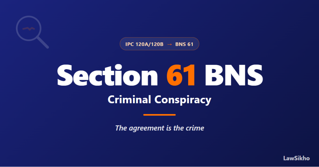 Section 61 BNS: Criminal Conspiracy
