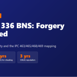 Section 336 BNS: Forgery, Punishment & Bail (2026)