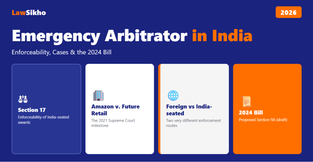 Emergency arbitrator in India